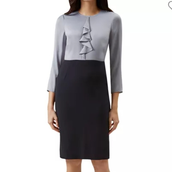 Hobbs London Dania Color-Block Sheath Dress - Picture 1 of 5